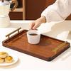 Vintage Bamboo Tea Tray Rectangular Breakfast Bread Plate Fruit Plate Serving Platter  Bathroom