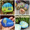 1pc Extra-Large Painting Rocks - Smooth & Flat DIY Stones for Arts, Crafts, and Decoration, Hand-Picked for Creative Projects