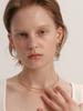 Lunne Silver 925 V Edit One-Touch Earrings #Lse99