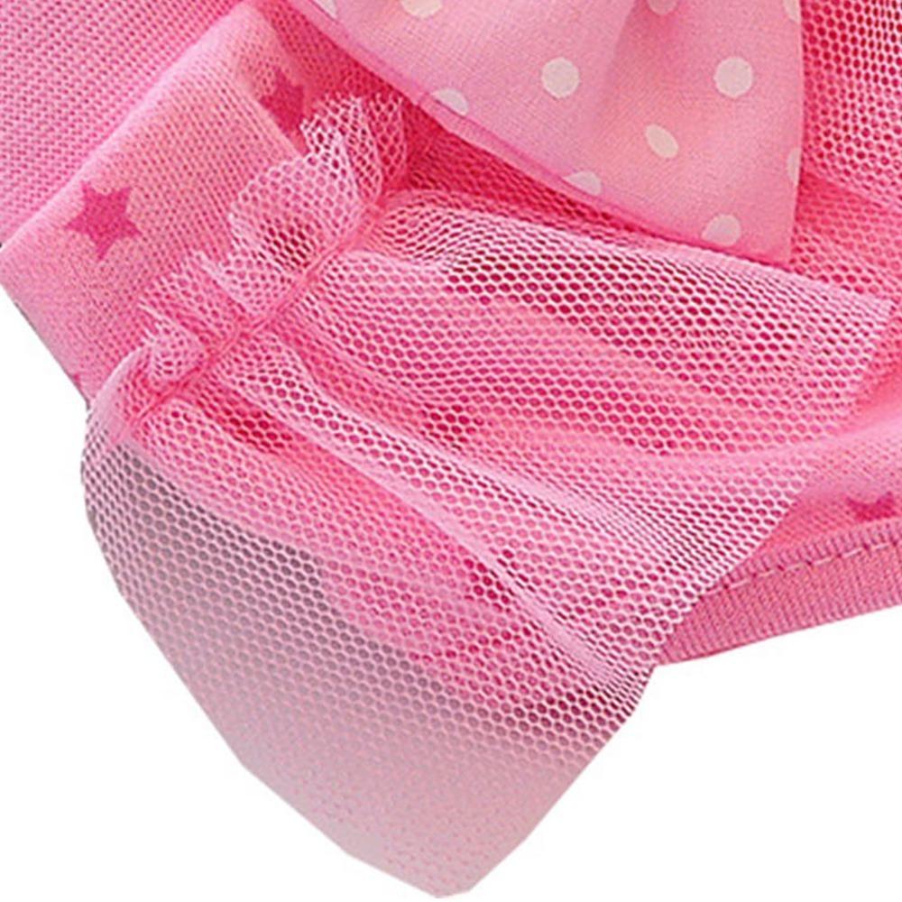 Schleifen-Dekor Hund Periodenunterwäsche Rosa Ton Haustier Kurze Hose Haustier Hygienehose Hund Läufigkeitspflege