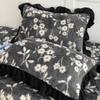 1PC Thickened Pillow Set Lace Pillow Cover Single Thickened Warm Milk Fleece Pillowcase