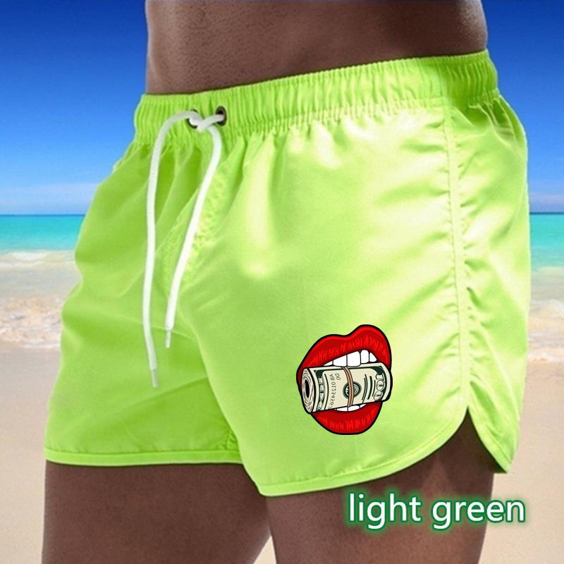 BBK-59 Summer New Men's Quick-Drying Swim Trunks Sports Pants Swimwear Beach Shorts Jogging Shorts Sports Creative Basketball Print