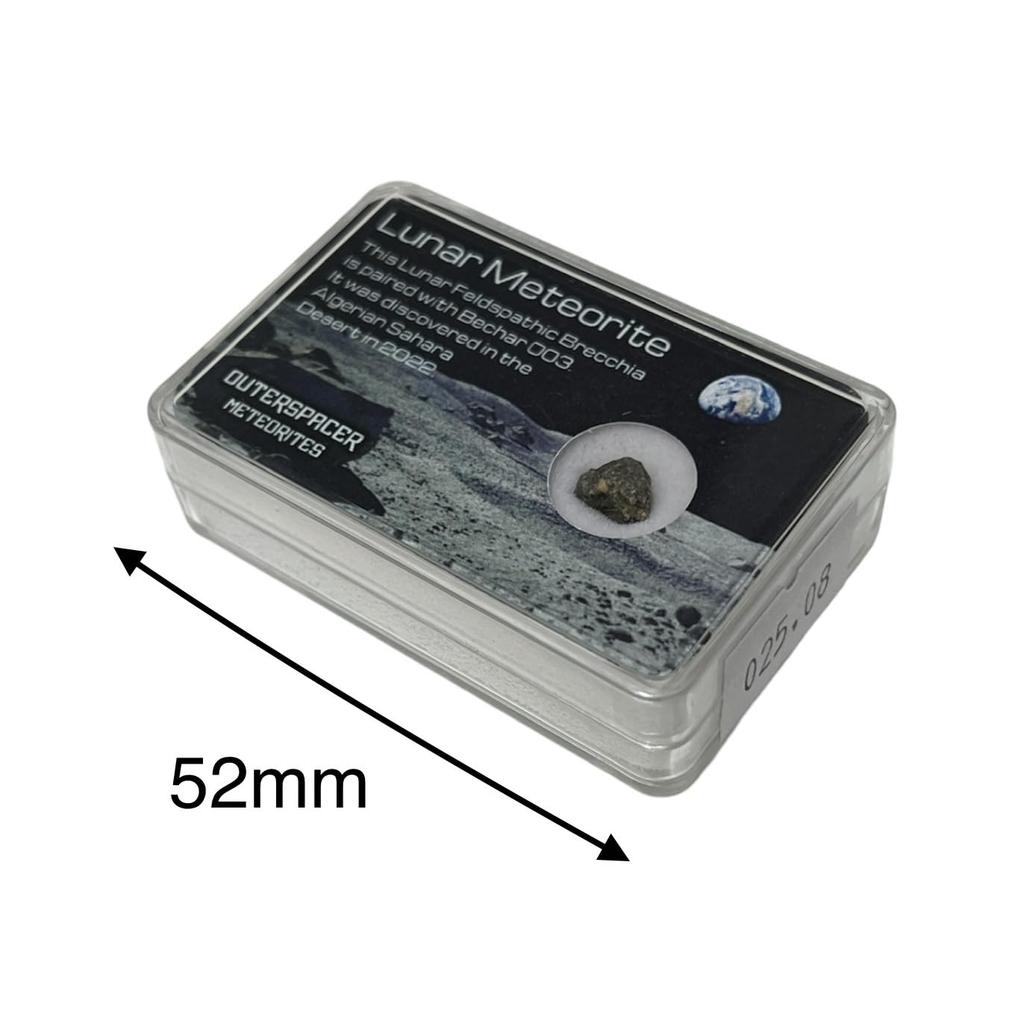 Tsukushi Science Lunar Meteorite Moon Rock Official Meteorite Name "Bechar003" Authenticity Guaranteed Lunar Origin Meteorite Rocks On the Moon's