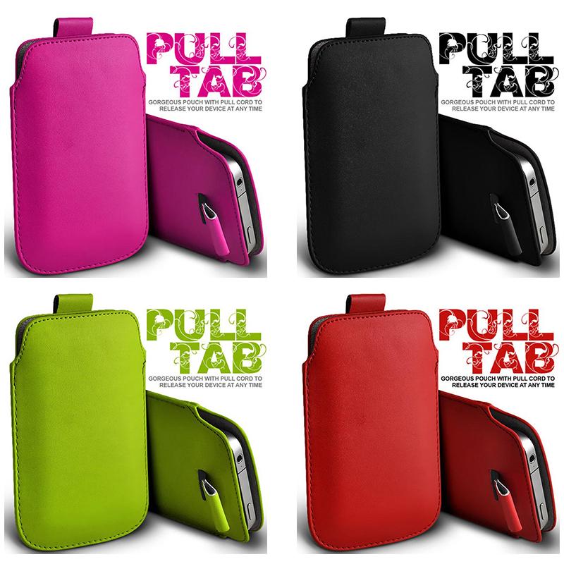 Pull & Push Tab Leather Case For Xiaomi Redmi Note 13 4G 5G Phone Case Pouch Bag For Xiaomi Redmi Note 13 Pro+ Cover Pure Color