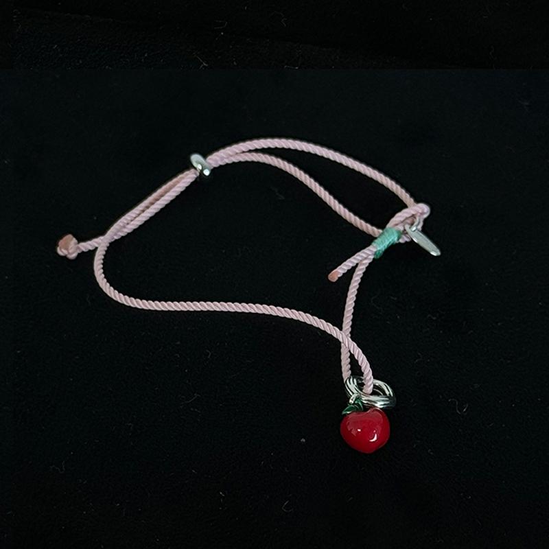 Christmas Apple Pendant Charm Bracelet Adjustable Bracelet For Women Girl  Year Party Jewelry Gift