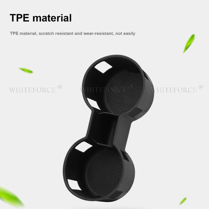 For Ford Ranger 2024-2025 Silicone Center Console Water Cup Holder Electric Handbrake Armrest Storage Box Layered Organizer Tray