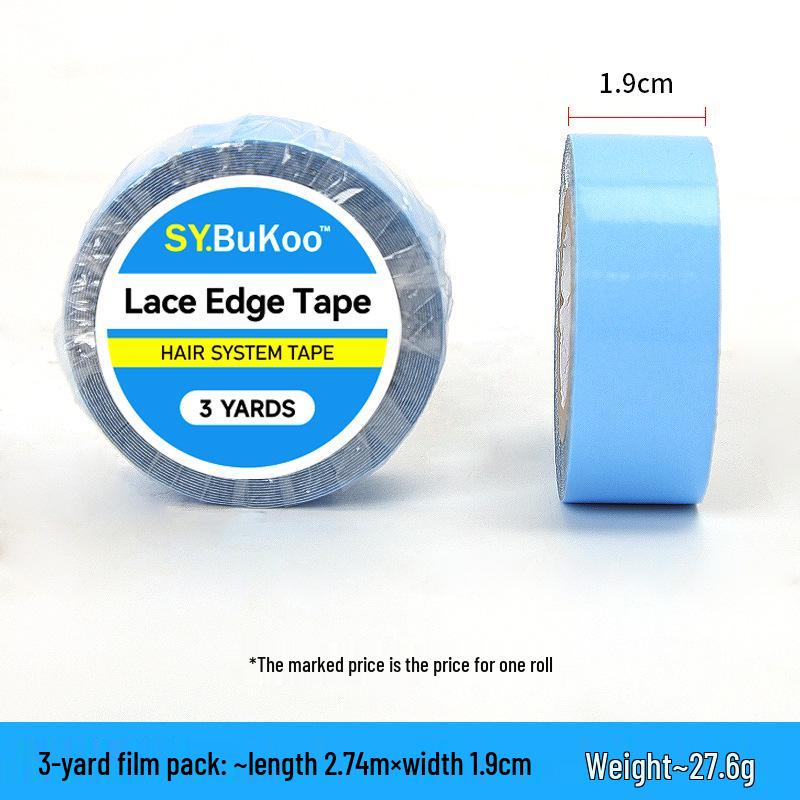 "Waterproof & Sweat-Proof Wig Tape: Special Scalp Double-Sided Film Patch"