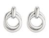 Geometric Twist Retro Circle Earrings - European and American Style