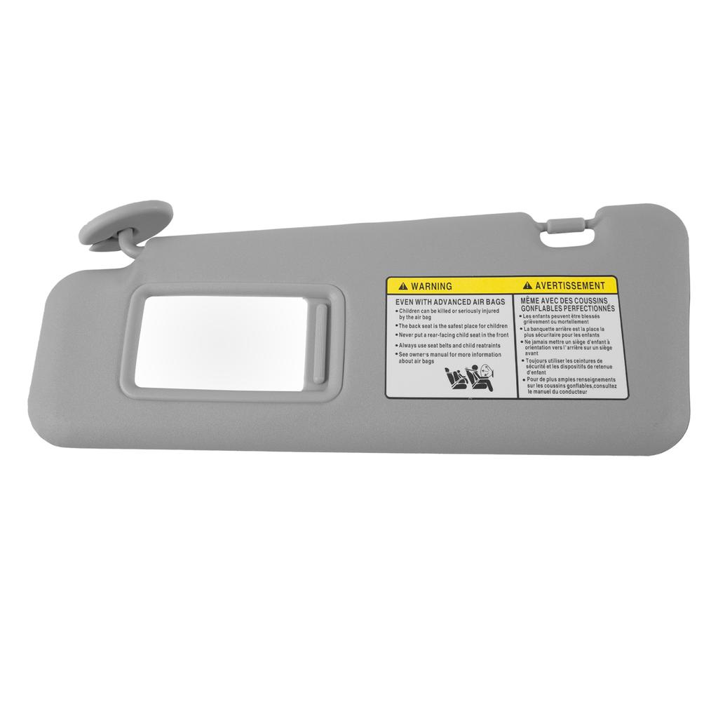 Car Sun Visor Fit For Toyota Highlander 2008-2013 with Vanity Mirror Cover Plate for Blocking Sunlight 74320-48500-B0