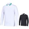 KIM YOUNG JOO GOLF Spring/Autumn Collar Line Functional Stretch Men'S Golf Long Sleeve T-Shirt Dosmts36