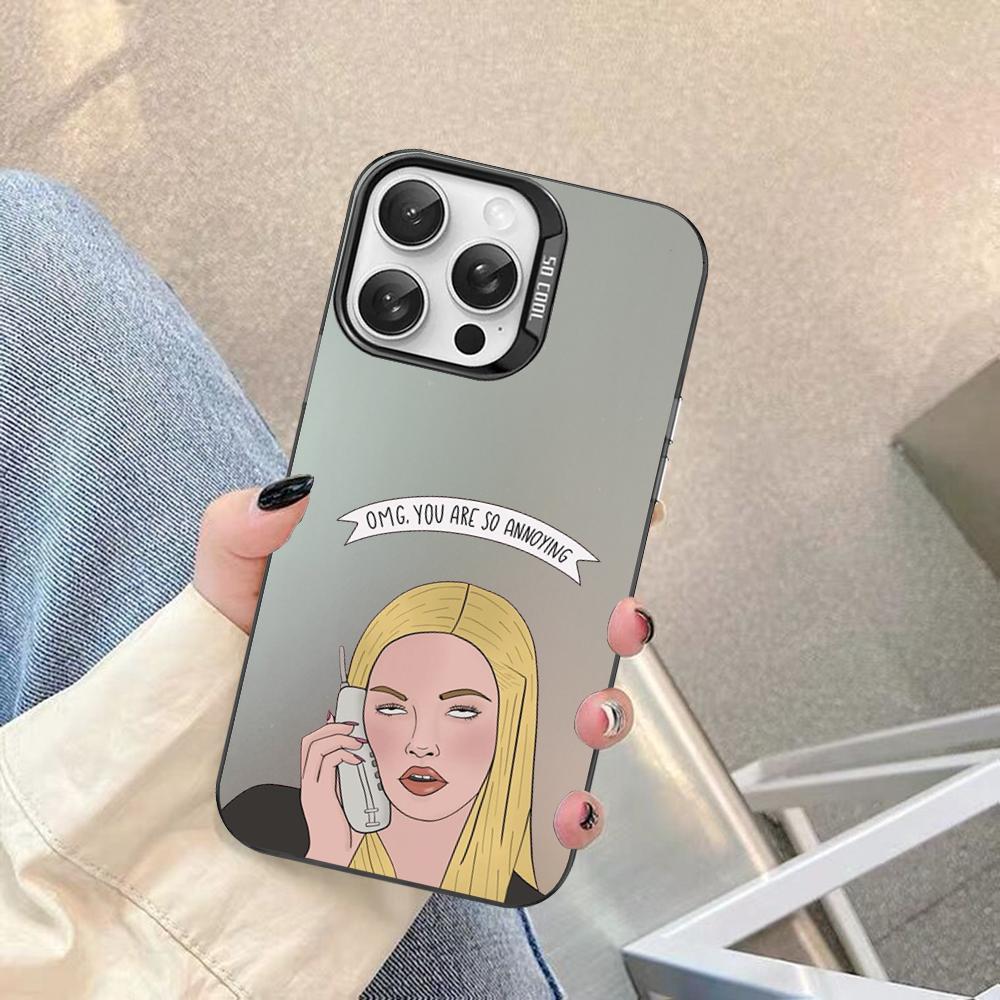 

Burn Book Kiss Mean Girls Bling Phone Case For IPhone 16 15 14 13 12 11 Pro Max X XR XSMAX 8 7 Plus Matte Shockproof Back Cover iPhone 16