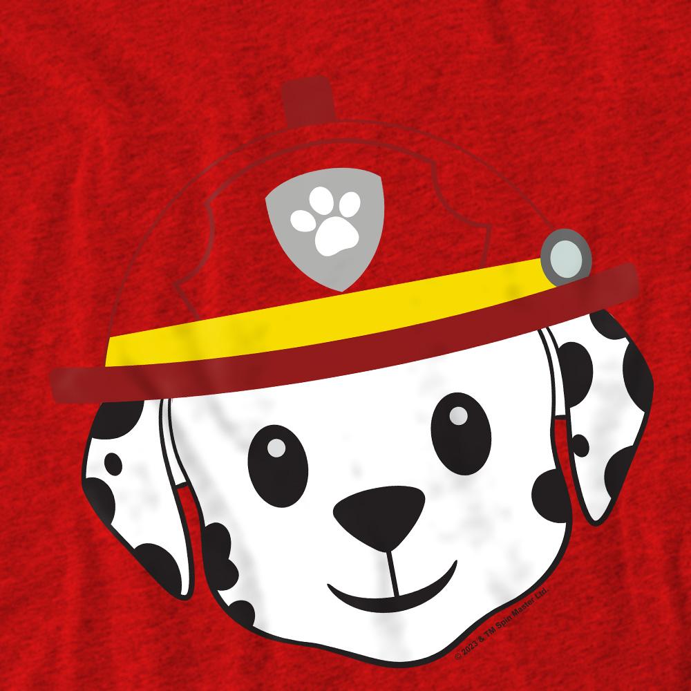 Paw Patrol Unisex Adult Marshall Emoji T-Shirt