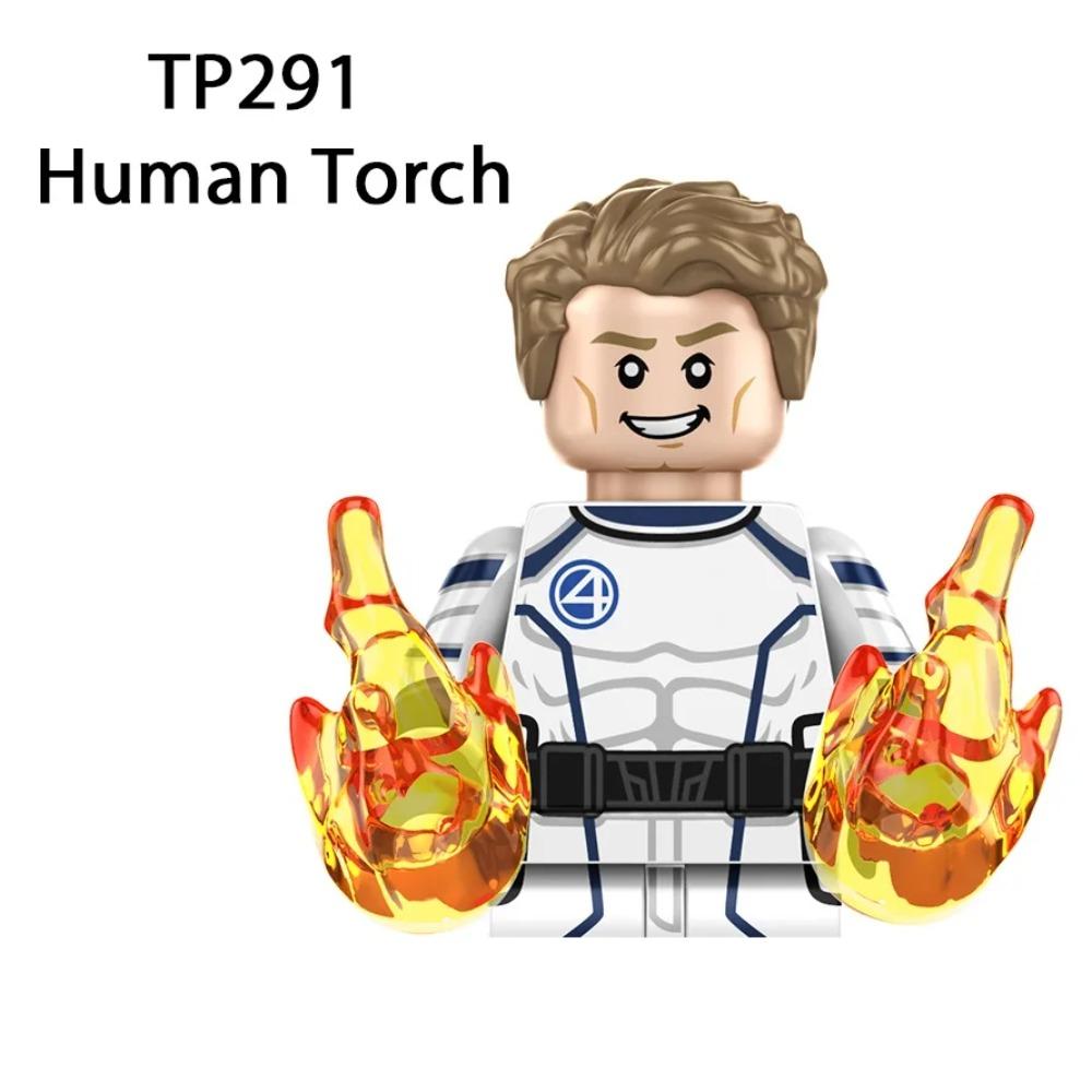 G0151 Nya Fantastiska Fyran Set Byggklossar Human Torch Mister Fantastic Galactus Mini Actionfigur Leksaker