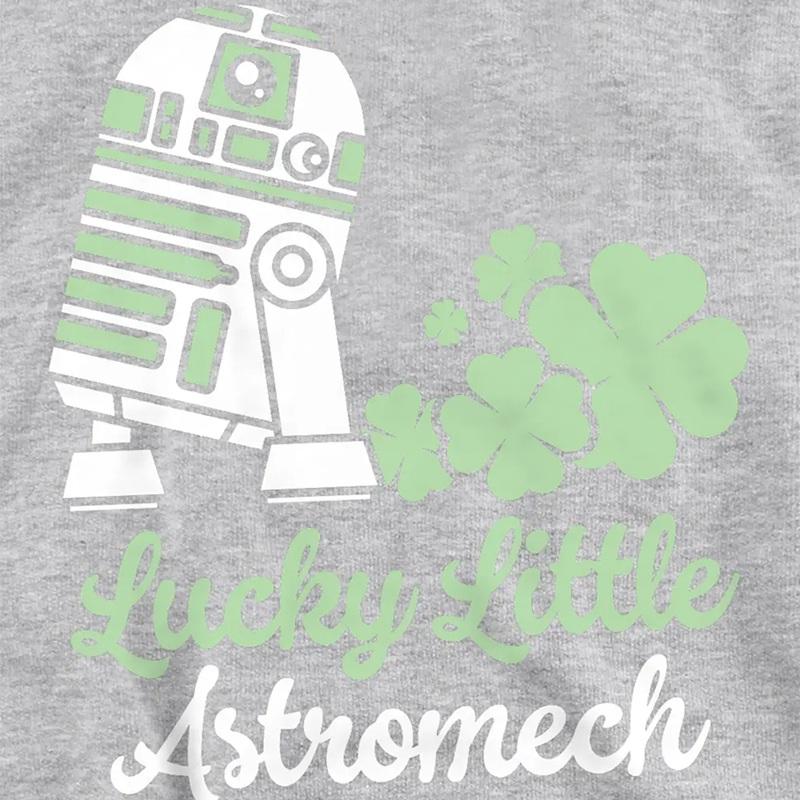 Star Wars Childrens/Kids Lucky Astromech St Patricks Day Hoodie