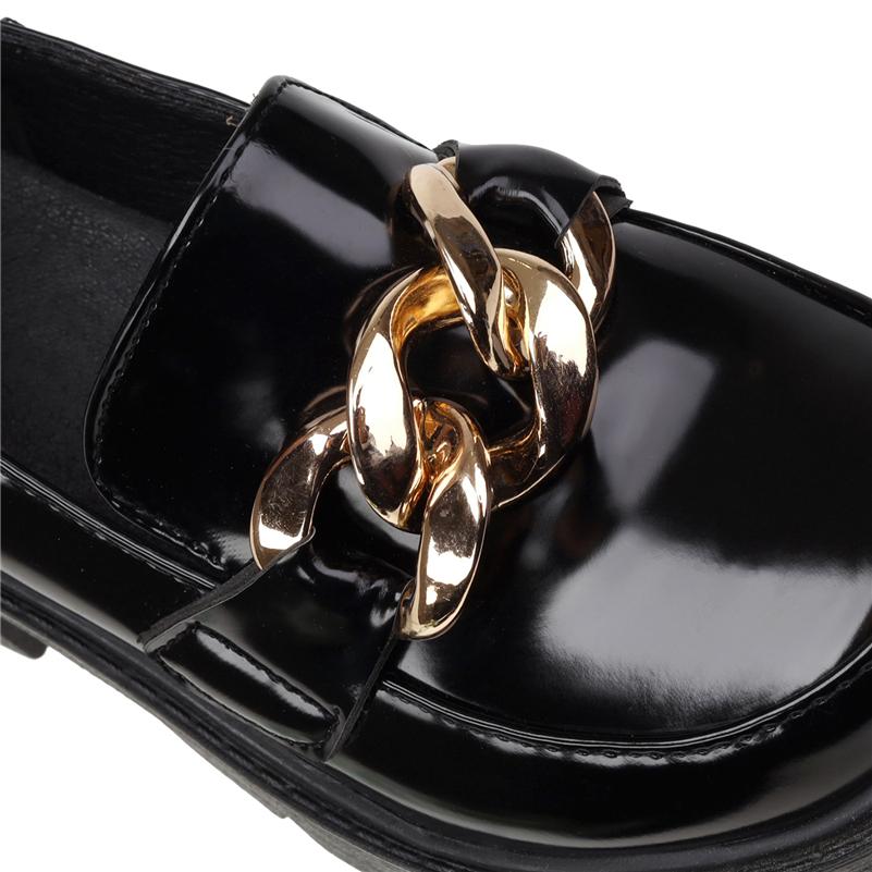 Meotina Escarpins à talons épais et plateforme pour femmes, décoration en métal, bout rond, talons hauts, chaussures pour dames, mocassins à la mode pour le printemps, noir