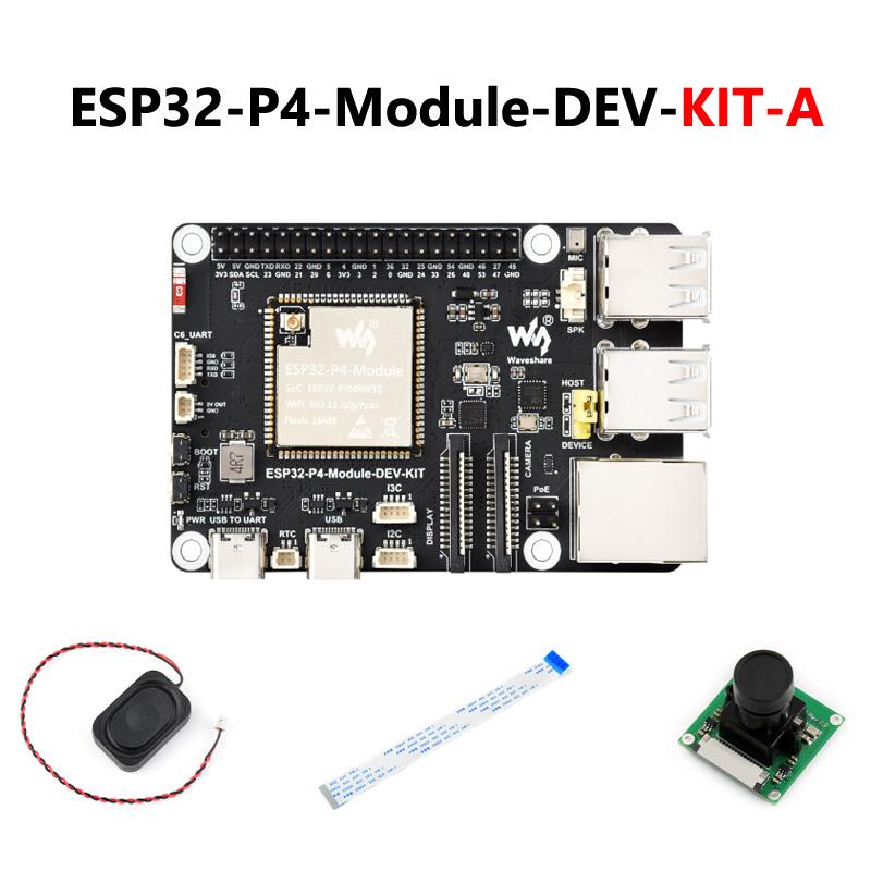 ESP32-P4 Development Board C6 MIPI CSI Camera 7/10.1 inch DSI Display /RJ45 Eth /Mic/ Audio / WiFi 6 Bluetooth 5 Waveshare