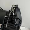 Trendy Headphone Shaped Keychain Bag Ornament Phone Lanyard Feature Star Music Notes for Students and Music Lovers
