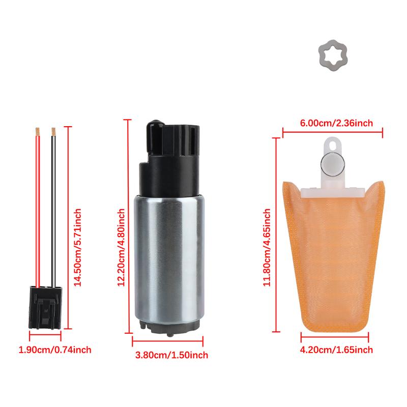 Mitsubishi Mazda Nissan toyota 12V Electric Fuel Pump Petrol pump Ford Honda Acura chevrolte 125Lph For Kia Suzuki Dodge