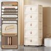 Foldable Multi-Layer Storage Cabinet for Clothing, Snacks, Books, and Toys