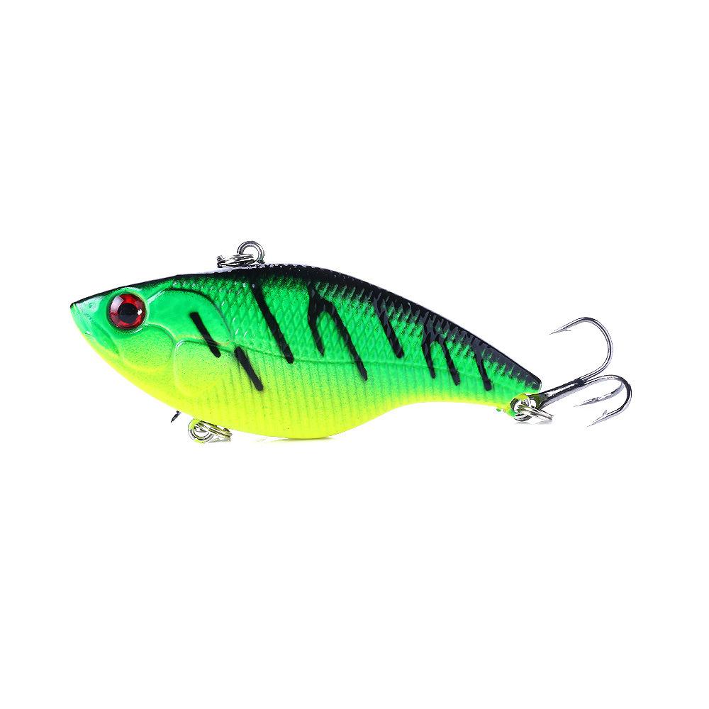 

5CM 18GLong-distance SubmersibleVIBLure Bait with Rattle Beads Vibrating Bionic Fake Bait for Freshwater and Sea Fishing Hard Ba 7.5CM-18G-6
