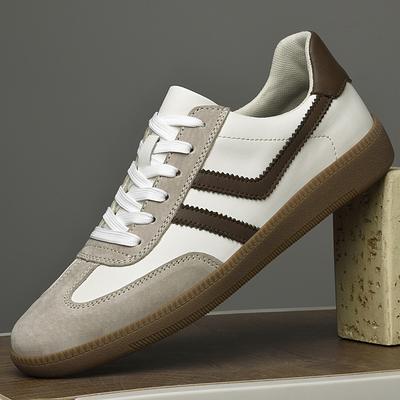 Fashion Genuine Leather Men Casual Shoes All-match Mens Sneakers High Quality Skate Shoes Men Stylish Men's Walking Shoes Classic Flats