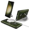 Etui MagSafe do Samsung Galaxy S24 S23 S22 S21 S20 Ultra Plus Note 20 FE Osłona kamery Pierścień obrotowy 360 stopni Podpórka
