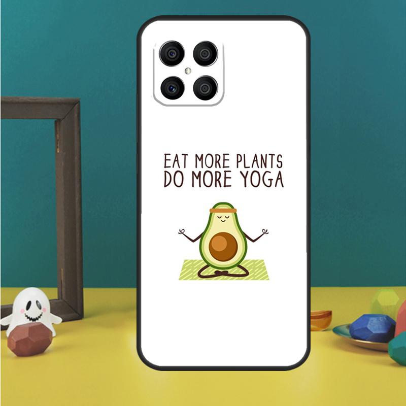 Avocado Yoga Funny Pattern Fundas For Huawei P20 P30 P40 P50 Pro Lite P Smart 2019 Nova 5T 9 Honor X7 X8 X9 50 Case