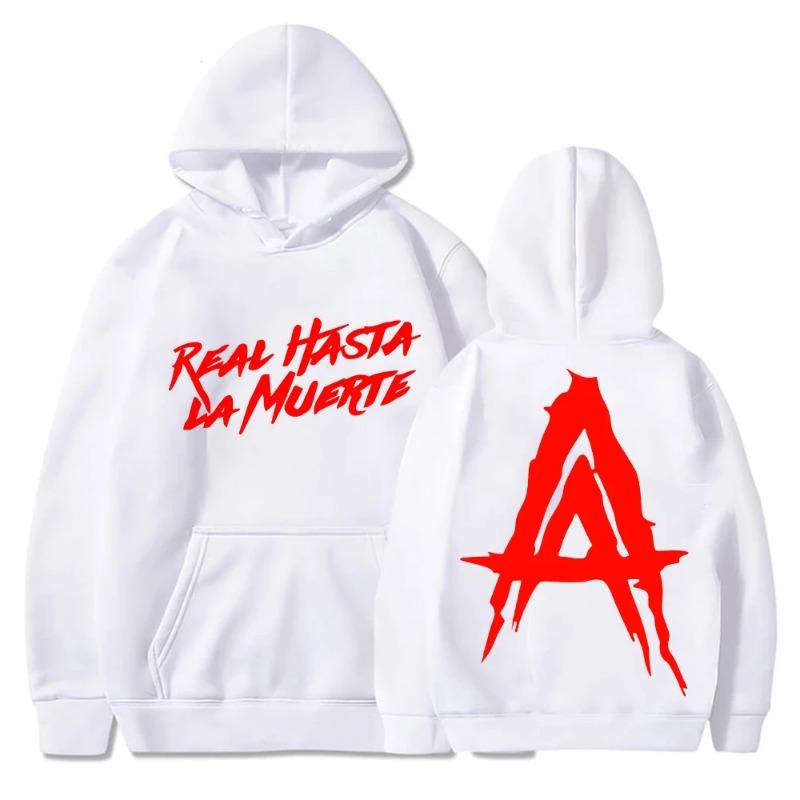 Anuel AA Album Real Hasta La Muerte Hoodies Hip Hop Hoodie Winter Tops Long Sleeve Harajuku Sudaderas