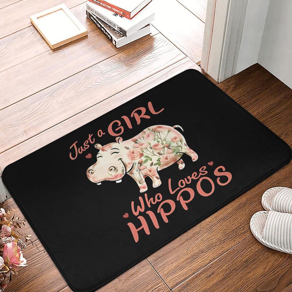 1PC HD Cute Kitten Pattern Door Mats Kitchen Rugs Non-Slip Pop Design Bathroom Rugs Bath Mat Carpet for Home Sink Laundry Decor