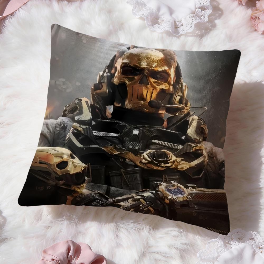 Cool Game D-Delta Force Cushion Cover Premium Comfort Reversible Pillow Cove -Two In One Design for Any Room & Car Interior