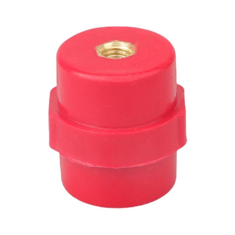 10Pcs 8mm High Low Voltages Insulation Column High Strength Busbar Insulator Supporter Polyester Standoff Insulators