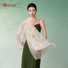 Xiuniang Su Embroidery Mulberry Silk Scarf & Shawl Gift Set