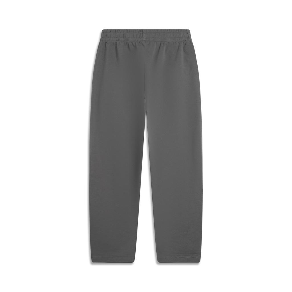 Li Ning Sports Lifestyle Series Simple Comfortable Versatile Solid Color Mid Waist Straight Leg Casual Pants Men Bottoms AKLVC17-4