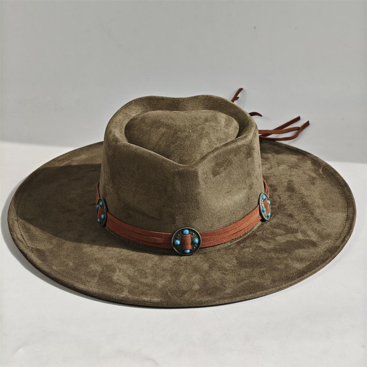 

Rose red Heart Top Vegan suede Hat Turquoise accessories Fedora Hat Men s Women s Felt Jazz Hat Classic Suede Chapeau Sombrero 56-58cm