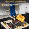 High Brightness LED Camping Lamp With Magnetic Base Portable Rechargeable For Outdoor Adventures Waterproof ABS Material