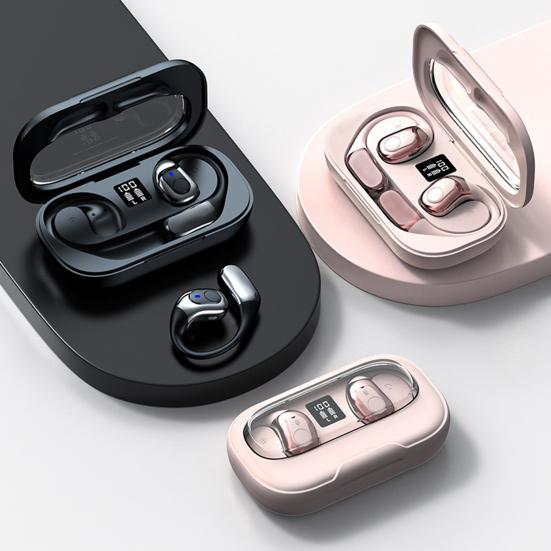 

Bluetooth-совместимые наушники-вкладыши Беспроводные наушники Шумоподавление Низкая задержка Регулятор громкости Эргономичные спортивные гарнитуры чёрный