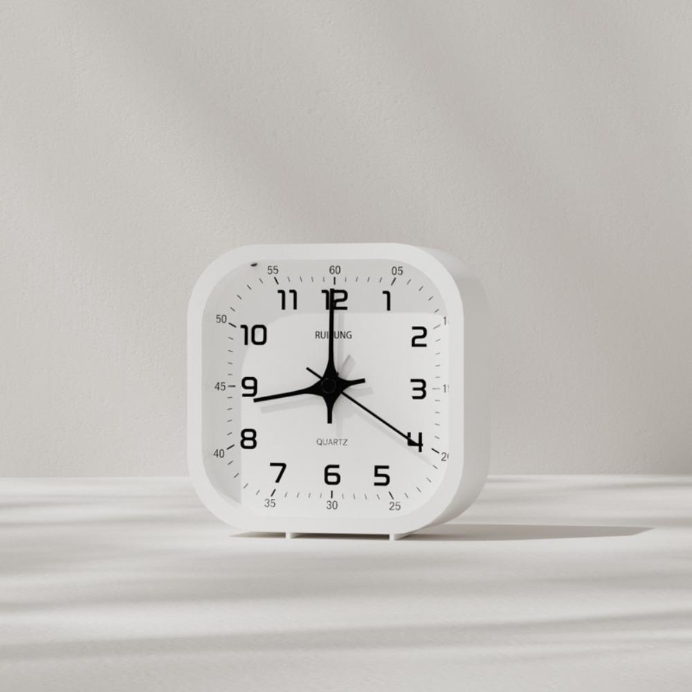 Children's alarm clock, modern style, silent operation time, plastic material, large digital clock, looks beautiful on the desk