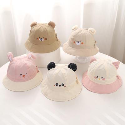 Quick-Dry Cute Animal Bucket Hat for Boys & Girls - Sun Protection Hat for Spring/Summer