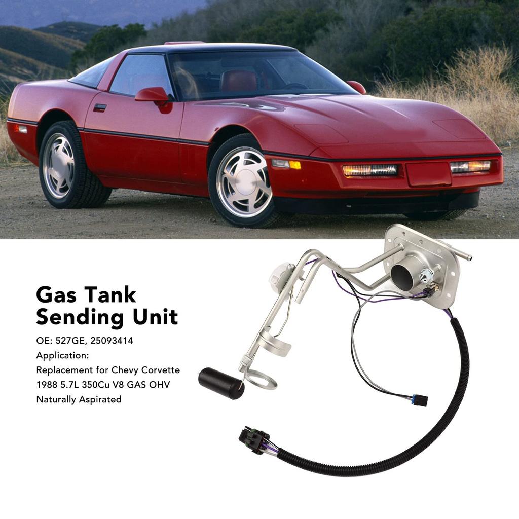 Gas Fuel Tank Sending Unit 25093414 Stainless Steel Fuel Pump Module Kit Replacement for Chevrolet Corvette 1988