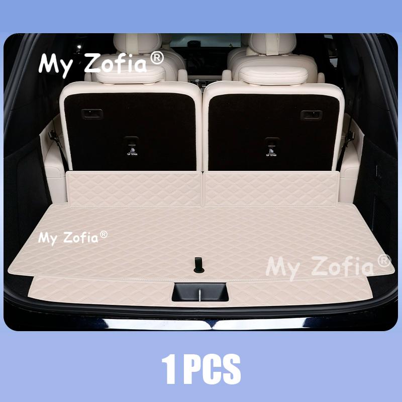 Car Leather Trunk Mats For Deepal S09 2025 2026 Car Trunk Protector Pad Storage Bags Cargo Liner Car Interior Accessories