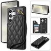 Custodia per Galaxy S26 Ultra - TPU+Pelle/PU, Nera, Con Porta Carte