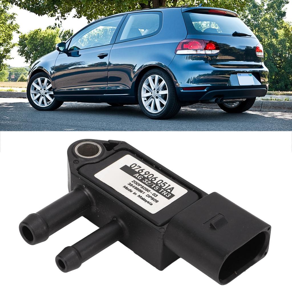 DPF Diesel Differential Pressure Sensor 3 Pin Connector 076906051A Replacement for A3 A4 A6 S4 S6