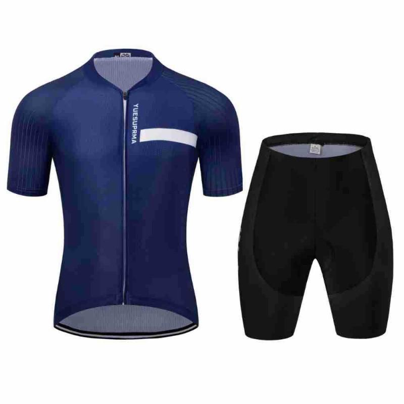 Unisex Cycling Jersey Shorts Set Road Bike Outdoor Riding Breathable Quick-Dry Performance Wear