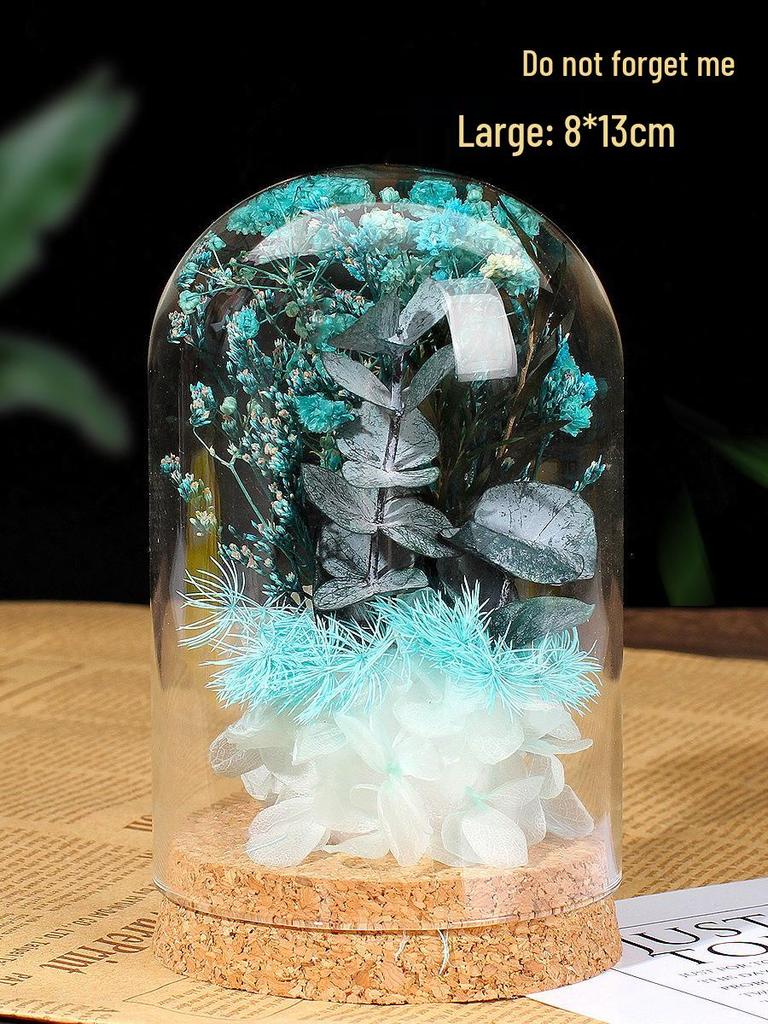 Handmade Preserved Flower Glass Dome Ornament: Double Ninth Festival DIY Kit for Creative Gifts & Team Activities
