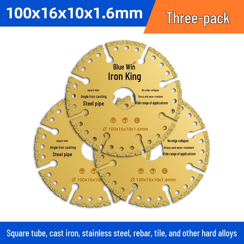 Stainless Steel Angle Grinder Disc: Iron Cutter, Metal Saw, Diamond Grinding Wheel, Tile Grooving