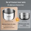 AMOS 4.0L Pure Titanium Electric Pressure Cooker with Tableware Set