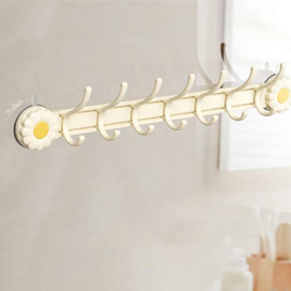 Punch-free Suction Cup Door Rear Hooks Wall Mounted Kitchen Storage Hook Bathroom