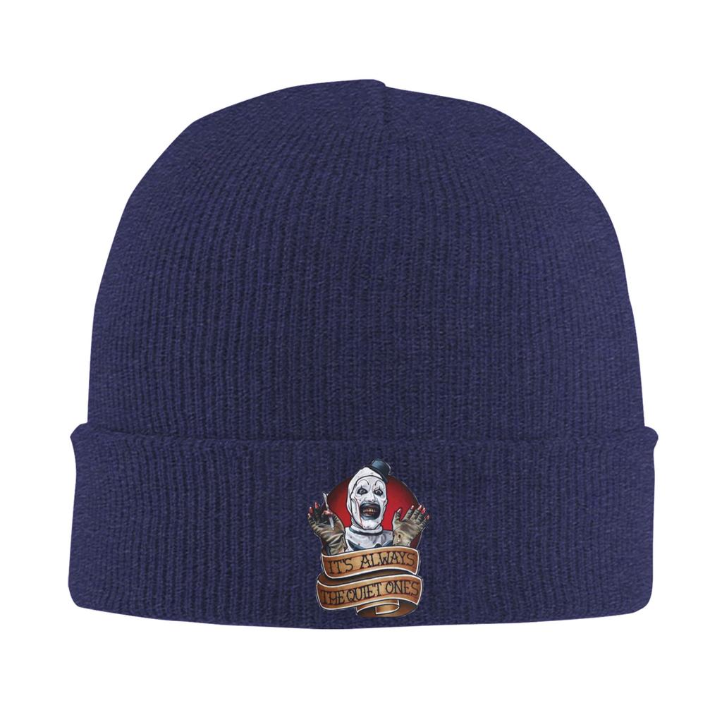 Terrifier Beanie Hats  Bonnet Hats Female Male Casual Gym Knit Hat Winter Design Warm Soft Caps
