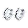 Rock Punk Celtic Knot Earrings for Men, Waterproof Stainless Steel Hoop Huggie Ear Gifts for Him Jewelry, Brincos Masculinos