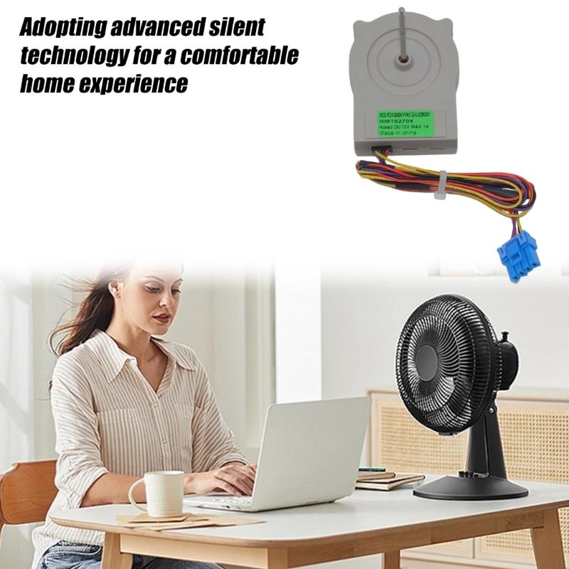 12V 4Pin Refrigerator Fan Motor Assembly For EAU62963001 Cooling Replacement Housing Freezer Fan Motor Part